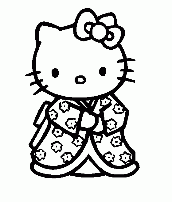 Hello Kitty kolorowanki